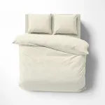 Постельное белье Deco4Home Satin Pure | 160x200 см | Экрю - фото 8