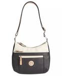 Сумка-хобо Colorblock Pebble Giani Bernini, черный - фото