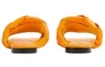 Шлепанцы женские Bottega Veneta Citrus, оранжевый - фото 4