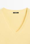 Джемпер Massimo Dutti V-NECK LONG SLEEVE, Yellow - фото 8