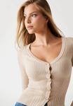 Кардиган Guess Cardigan, Beige - фото 4