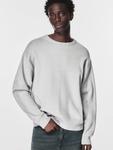 Свитер Pull&Bear, Mottled Grey - фото 5