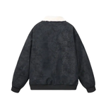 Пуховик Unisex Lapel Thickened Patchwork X1617, coffee - фото 10