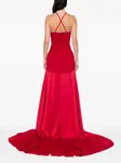 Платье макси на бретелях через шею Solace London, красный - фото 4
