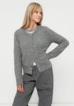 Кардиган Vero Moda VMNOVI O NECK BUTTON CARDIGAN, Medium Grey Melange/Mottled Grey - фото 4