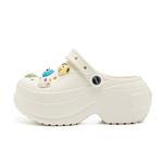 JOSINY Белые женские клоги, цвет White - фото