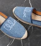 Джинсовые эспадрильи с вышивкой Isla Chloé, Denim - фото 5