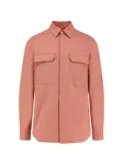 Рубашка с карманом Rick Owens, розовый - фото