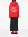 Толстовка с длинными рукавами Msgm, красный - фото 4