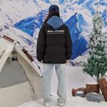 Пуховик Unisex NBNO, Экрю (Серый Клетчатый Бейсболка) - фото 7