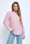 Блуза PEPPERCORN Button-down blouse, S Peony Pink Stripe/Pink - фото 4