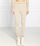 Легинсы женские Boss Ferafina с принтом, коричнево-белый - фото