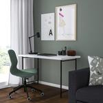 Стол письменный Ikea Lagkapten/Spand 120х60, белый/черный - фото 3