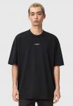 Футболка AllSaints MIKRO CREW, Washed Black/Black - фото