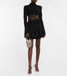 Украшенный укороченный топ Rabanne, черный - фото 2