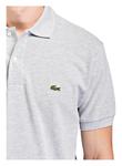 Рубашка поло LACOSTE Piqué Classic Fit, светло-серый - фото 4