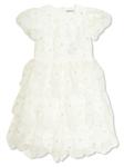 Вышитое платье Self-Portrait Kids, белый - фото