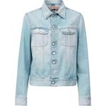 MM6 Maison Margiela Куртка с вырезами, Light Blue - фото