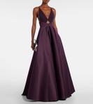 Платье Avallon с вырезом из сатина Solace London, Plum - фото 2