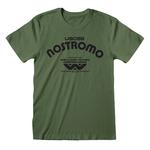 Футболка Alien Retro Nostromo, оливковый - фото