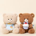 Плюшевый мишка 25 см YIHEGE, коричневый - фото 10