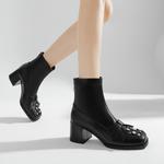 CAMEIDO Черные женские ботильоны - фото 5