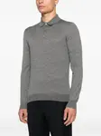 Тонко вязаное поло Tagliatore, серый - фото 3