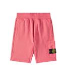 Шорты из хлопкового флиса Compass Stone Island Junior, Geranium - фото