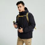 Пуховик мужской черный 6000 Jack Wolfskin - фото 2