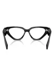 Очки в геометрической оправе Prada, черный - фото
