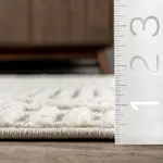 Ковер Balboa Textured Tile Area Rug nuLOOM, 274x366 см, светло-бежевый - фото 4