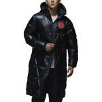 Стеганая куртка Paris Saint-Germain мужская серо-черный Jordan - фото