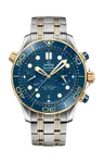 Часы seamaster diver 300m co axial master chronometer chronograph 44 мм Omega - фото