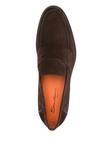 Замшевые мокасины Santoni - фото 4