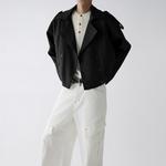 Куртка Unisex Lapel Moderate Others ZIAREL, черный with removable logo - фото 10