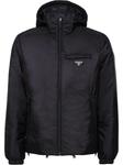 Prada пуховик Re-Nylon, черный - фото
