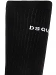 Рифленые носки с логотипом Dsquared2, черный - фото 3