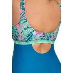 Купальник Madwave Shape Anti-chlor, синий - фото 4