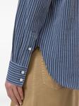 Полосатая рубашка на пуговицах Closed, синий - фото 5