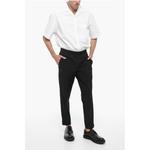 Нейлоновые брюки REM с эластичным поясом Neil Barrett, Black - фото 4