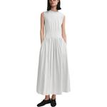 Mélange effect Jersey Midi Dress TOTEME, серый - фото 4