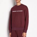 Мужская толстовка AE Armani Exchange, бордовый - фото 10