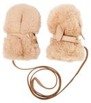 Детские варежки Baby Richy из искусственного меха Donsje, Warm Beige Soft Faux Fur - фото 3