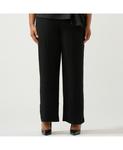 Брюки-клеш размера Plus Size Night Tide ESTELLE, Black - фото