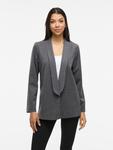 Блейзер Vila, средний серый меланж - фото 3