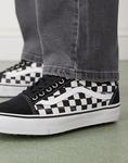 Утеплённые кроссовки Vans Mte Old Skool в черно-белую клетку - фото 3