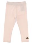 Леггинсы с логотипом Moncler Enfant, розовый - фото