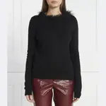 Свитер обычного кроя с добавлением шерсти и кашемира Twin-Set, черный - фото