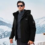 Пуховик унисекс Jeep, черный - фото 6