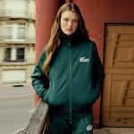 CLOT Куртка унисекс Lacoste X LACOSTE зелёная, Green - фото 3